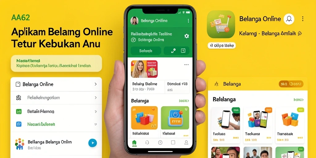 Screenshot AA62 menunjukkan tampilan antarmuka yang sederhana dan intuitif.
