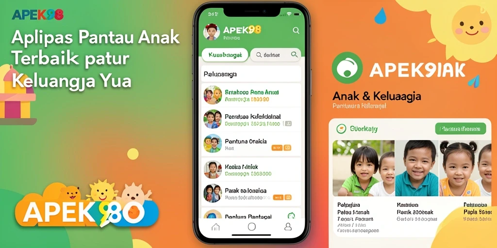 Tampilan menarik dan fungsional dari aplikasi APEK88 untuk Pantau Anak.