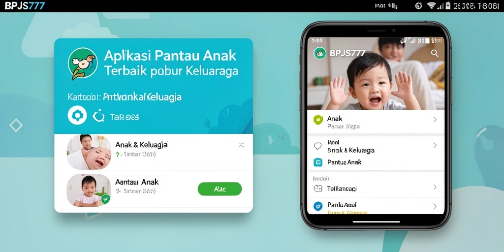 Tampilan antarmuka BPJS777 yang ramah pengguna untuk memantau anak.