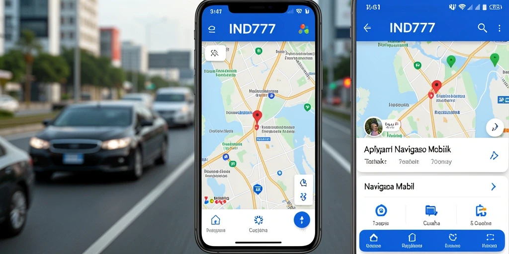 Tampilan antarmuka aplikasi IND777 yang intuitif dan informatif.