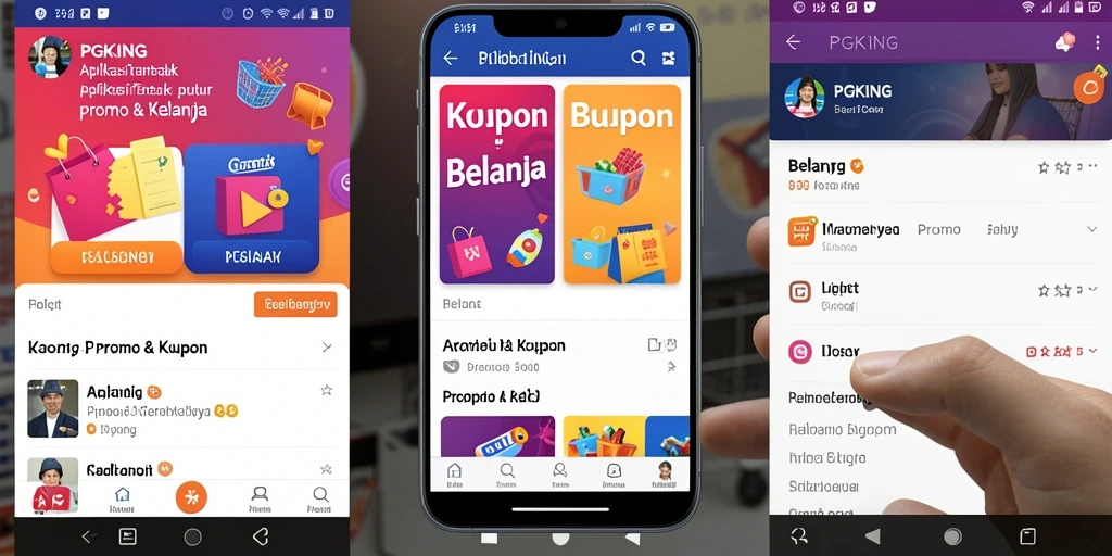 Antarmuka user-friendly PGKING untuk Promo & Kupon.